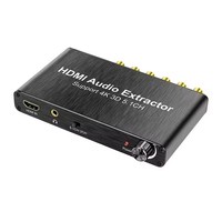 Extracteur audio compatible 5.1CH 4K 3D, décodeur coaxial vers RCA AC3/DST, convertisseur analogique pour amplificateur 5.1, pour lecteur DVD PS4