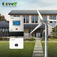 Éolienne à faible vitesse de rotation 3kW 5kW 10kW avec contrôleur, batteries et onduleur