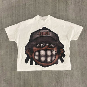 Custom Logo Heavyweight 100% Cotton Streetwear Y2K <b>Flame</b> Print Sleeve Chest Pocket Men's Long Sleeve T-<b>Shirts</b> - Product Image 3