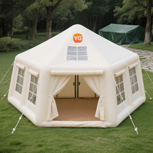 Tente de camping gonflable luxueuse et confortable, tissu Oxford de haute qualité, grand espace pour les aventures en famille en plein air - Product Image 1