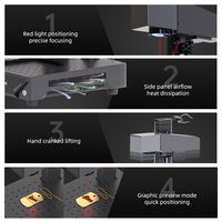 Système de marquage laser à fibre M1 Ultra 20W pour plaques métalliques, machine de gravure pour métal/plastique/acier inoxydable