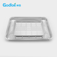 Großpackung Einweg-Aluminiumfolienbehälter für Gewerbeküchen, Buffets und Servierplatten