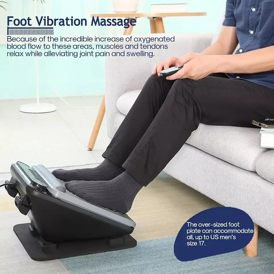 Appareil de massage vibrant pour les jambes avec télécommande Prix d'usine le moins cher Appareil de massage des pieds pour la circulation sanguine