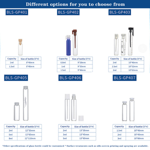 1ml <span class=keywords><strong>2ml</strong></span> 3ml 4ml nhỏ thủy tinh Nước hoa mẫu nhỏ lọ nước hoa chai rỗng phòng thí nghiệm hương thơm thử nghiệm Ống thử nghiệm chai - Product Image 2