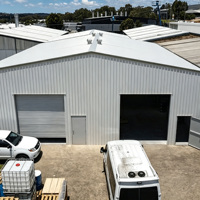 Entrepôt et atelier en structure métallique directement de l'usine, certifiés CE EN 1090 ASTM AISC AS/NZS, bâtiment industriel