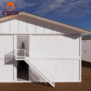 บ้านสำเร็จรูปแบบโมดูลาร์ Cbox สำหรับที่พักอาศัย สำนักงาน ไซต์ก่อสร้าง หอพัก ที่พักอาศัยแบบถอดประกอบได้ บ้านคอนเทนเนอร์แบบแพ็คแบน - Product Image 5