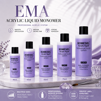 Monomère acrylique liquide EMA pour système d'onglerie professionnel, marque privée, plusieurs tailles : 30ml, 45ml, 60ml, 75ml, 120ml, fabricant OEM
