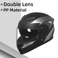 Nouveaux produits : Casques de moto en PP unisexes, légers, protection de la tête pour la conduite, fabriqués par des fabricants de casques de moto