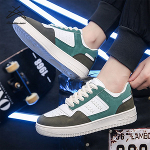 Zapatos Blancos de Moda para <span class=keywords><strong>Hombre</strong></span> al por Mayor, Zapatos de Cuero con Cordones, Zapatos Casuales para Caminar, Zapatos Deportivos Transpirables - Product Image 3
