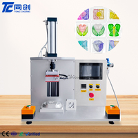 Machine de fabrication d'échantillons de lessive liquide en poudre en dosettes, pour usage en laboratoire, facile à utiliser, semi-automatique, sachets PVA hydrosolubles