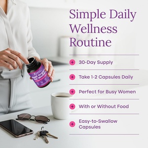 อาหารเสริมออร์แกนเนอร์วัวสำหรับผู้หญิง สูตรเข้มข้น พร้อมสมุนไพรเสริมฮอร์โมน 60 แคปซูล สำหรับผู้หญิง แคปซูลออร์แกนเนอร์วัว - Product Image 4