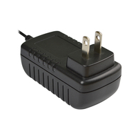 Adaptateur secteur mural AC/DC 24W 12V 2A US EU UK AU 5.5*2.1mm OVP OCP SCP pour CCTV, bande LED, mini-pompe, humidificateur CE FCC RoHS OEM