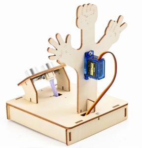 Kit d'apprentissage scientifique électronique STEM OKYN-G6798 DIY : Jeu de robot Pierre-Papier-Ciseaux - Product Image 4