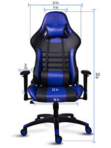 Chaises <span class=keywords><strong>de</strong></span> bureau ergonomiques à hauteur d'accoudoir réglable Chaises <span class=keywords><strong>de</strong></span> bureau d'ordinateur <span class=keywords><strong>de</strong></span> course pour adultes et adolescents - Product Image 2