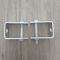 Support en fer en D certifié ISO pour isolation de ligne électrique, fixation pour matériel de ligne de poteau
