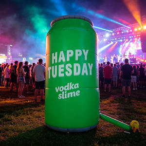 WINSUN Giant <b>Inflatable</b> Beer Can Model Green PVC <b>Inflatable</b> Can with Custom Logo for Bar Promotions and Events - Product Image 1