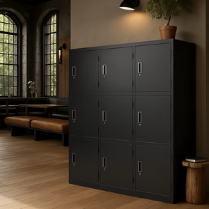 حمام مسطح من الفولاذ المقاوم للصدأ لخزانة أرشيف موظفي مكتب الأسنان لغرفة المعيشة بالمطبخ للملابس والأدوات - Product Image 4