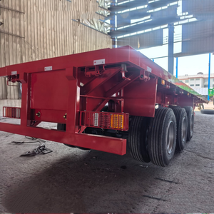 <span class=keywords><strong>Los</strong></span> <span class=keywords><strong>Mejores</strong></span> <span class=keywords><strong>Remolques</strong></span> de Venta Directa de Fábrica China, Remolque de Plataforma de 3 Ejes y 40 pies <span class=keywords><strong>para</strong></span> el Transporte Confiable de Madera y Carga - Product Image 4