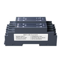 Convertisseur de courant alternatif 0-1A 0-3A 0-5A 0-10A 1 en 1 sortie transducteur de courant 0-20A à 4-20mA 0-10V transmetteur de courant RS485 DC24V