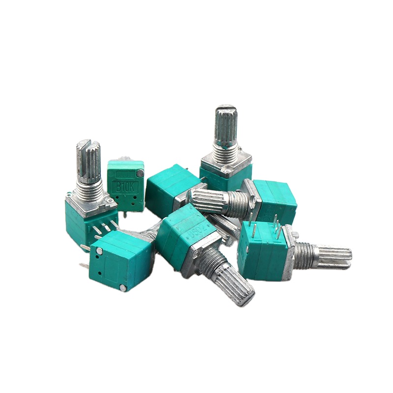 5-контактный потенциометр RV097NS с выключателем звука/вала усилителя мощности 15 мм B500R/2K/5K/10K/20K/50K/100K/500K/1M