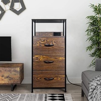 Xitengdong — commode de rangement à Double prise USB, commode de haute qualité pour la chambre à coucher
