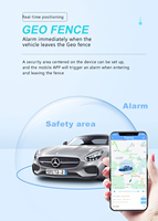 Traceur GPS pour moto et voiture avec application mobile de positionnement en temps réel haute vitesse 4G, déverrouillage par application mobile, navigation GPS pour voiture