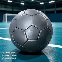 Ballon de football professionnel personnalisé imprimé, thermocollé, en PU TPU microfibre, cousu à la machine