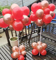 Support de ballons autoportant pour bouquets de ballons, toile de fond d'anniversaire, cérémonie de mariage, baby shower, décoration événementielle au sol