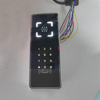 Controlador de Acceso Metálico con Código QR, Ultra Delgado, OSDP DF, IP68, Impermeable, con Código Dinámico, Gestión de Visitantes y Reinicio