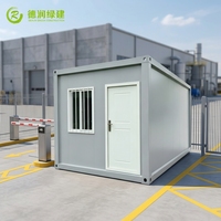 Unidad de Vivienda Modular Profesional Desmontable con Suelo Antideslizante para Hospital de Campaña Temporal y Clínica Médica