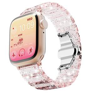 <span class=keywords><strong>Bracelet</strong></span> de remplacement pour iWatch Series 4/5/6/7/8 avec boucle en acier inoxydable argenté pour hommes et femmes - Product Image 2