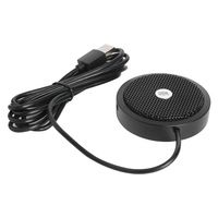 Micrófono de Condensador Cardioide USB para Videoconferencias, PC, PS4, Grabación en Estudio Casero, Teléfono Móvil, Cableado, Metálico, de Escritorio
