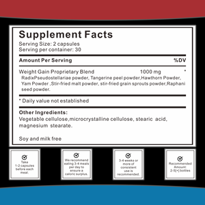 Julong OEM hızlı kilo kazanç kapsül ağırlığı artı Tablet kas kitle hapları kapsül kazanıyor adam için iştah artırıcı artırmak - Product Image 2