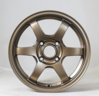 Jantes de rechange pour voitures particulières Flrocky TE37, vente chaude, fabrication par flow forming / 17*8 / 4*100 / 5*108