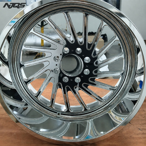 Roues NJQS 26 pouces, jantes forgées chromées, roue chromée 24x14 forgée - Product Image 6