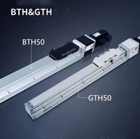 Modul Robot Sumbu Tunggal GTH5 GTH50 dengan Meja Geser Terintegrasi, Rel Pemandu Gerak Linear, Aktuator Sekrup Bola, Cocok untuk Motor AC