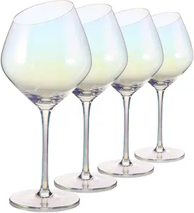 Handblown cristal Borgonha vinho Cálice vidro gigante vinho degustação óculos para casamento aniversário