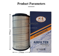 Vente en gros de pièces pour camions lourds CA9654 Filtre à air pour tracteur diesel Convient aux grues de levage compresseurs d'air Remplacement RS4971