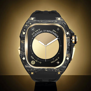 Caja modificada de oro negro de fibra de carbono para <span class=keywords><strong>reloj</strong></span> de 49MM con varios colores con opción de correa de caucho fluorado Caja de <span class=keywords><strong>reloj</strong></span> - Product Image 2