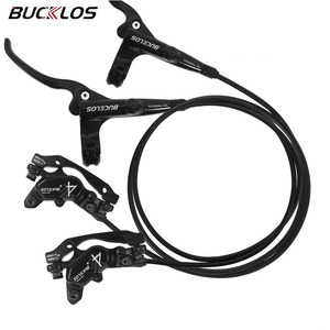BUCKLOS 4 Pistons Vélo <span class=keywords><strong>Frein</strong></span> Hydraulique CNC 850/1630mm <span class=keywords><strong>VTT</strong></span> <span class=keywords><strong>Frein</strong></span> À <span class=keywords><strong>Disque</strong></span> Costume Avant 850mm Arrière 1630mm Vélo <span class=keywords><strong>Frein</strong></span> Hydraulique Ensemble - Product Image 1