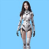 Robot Inteligente de Compañía para Escritorio con IA, Tamaño Real y Realista, con Interacción por Voz y Tecnología Inteligente