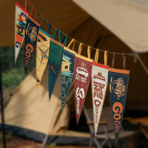 Bandera <span class=keywords><strong>de</strong></span> Fieltro con Nombre Personalizado, Letra Cursiva Moderna, Bandera <span class=keywords><strong>de</strong></span> Fieltro para Cumpleaños, Decoración para Fiestas y Hogar, Diseño Gratuito - Product Image 6