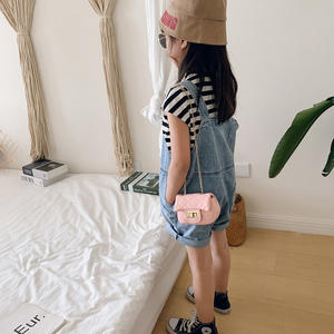 Tas pundak selempang anak perempuan, tas pundak selempang gadis kecil pita Mini bermerek modis untuk anak-anak - Product Image 1