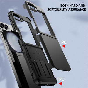 Funda Protectora Resistente a Impactos con Bisagra para Samsung Z Flip 7 FE / Flip 6 5 / Flip <span class=keywords><strong>4</strong></span> Flip 3, Doble Capa, Resistente - Product Image 5