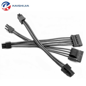 Cable de Alimentación para <span class=keywords><strong>Corsair</strong></span> ATX3.1 Tipo 5 MB 24Pin ATX CPU 8Pin GPU 8Pin SATA IDE Molex para SF750 SF850 SF1000 SFX PSU - Product Image 4