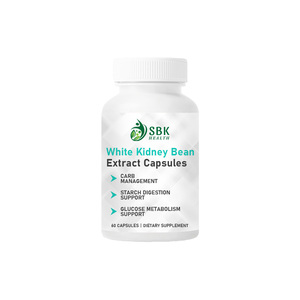 Best Seller White Kidney Bean Capsules with Common Bean Immune System Supports Appetite Control Intercepts Carb Starch Capsules - Product Image 1