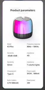 Original Thinkp K3 Plus Wireless <strong>Speaker</strong> 3d Stereo <strong>Surround</strong> Sound Tf Card Rgb Music Gaming Subwoofer Computer <strong>Pc</strong> <strong>Speakers</strong> - Product Image 4
