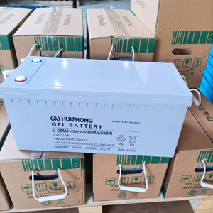 Batterie au gel plomb-acide 12V 200Ah sans entretien longue durée, batterie de stockage solaire UPS 12V 200Ah pour les télécommunications - Product Image 1