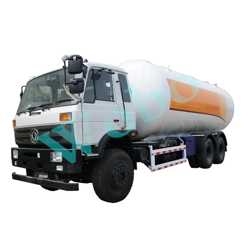 Mobile Gas Tank Cryogenic Liquefied Natural Gas LNG Truck Tanker for Filling Station