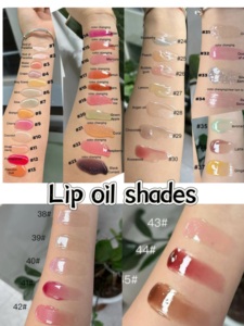 Brillo Labial Vegano Transparente con Pigmentos <span class=keywords><strong>de</strong></span> 30 Colores Cambiantes, Hidratante Mágico con Sabor a Frutas, Voluminizador <span class=keywords><strong>de</strong></span> <span class=keywords><strong>Labios</strong></span> Rosa - Product Image 2